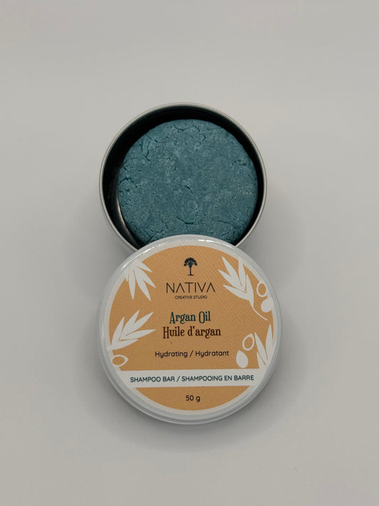 Champú en barra con aceite de argán - Hidratante