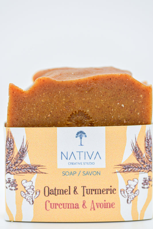 Turmeric and Oatmeal Soap Bar