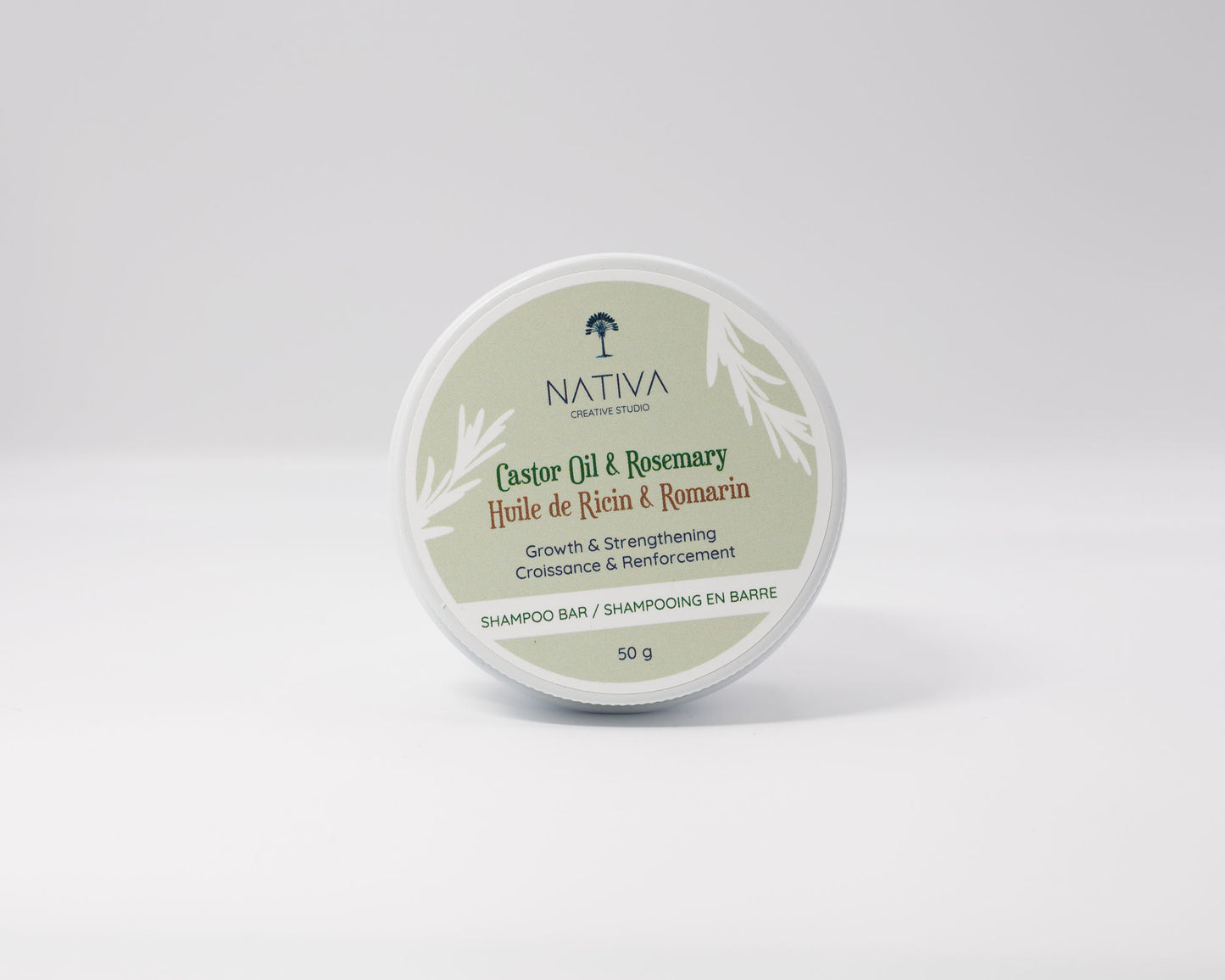 Castor Oil & Rosemary Shampoo Bar - Growth and Strengthening