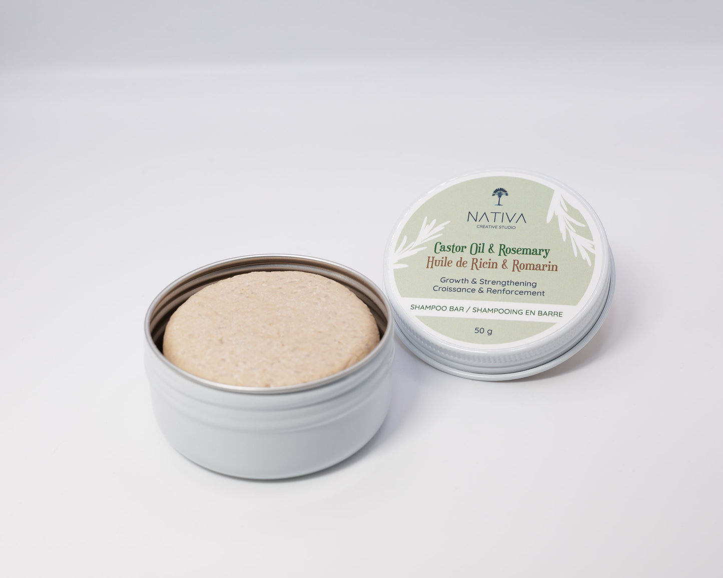 Castor Oil & Rosemary Shampoo Bar - Growth and Strengthening